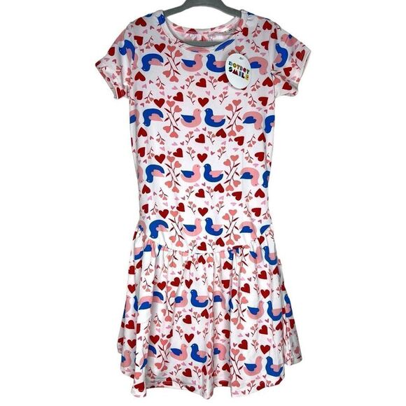 NEW Dot Dot Smile Love Bird Valentine Flapper Dress 5/6 - Picture 1 of 9